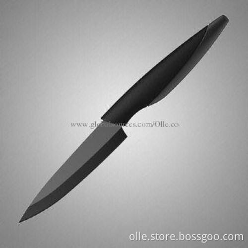 Ceramic Paring Knife with 4" Black Blade